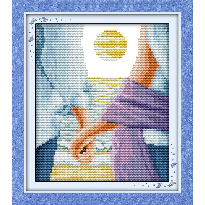 Everlasting Love Blue Love Chinese Cross Stitch Kits Ecological Cotton Stamped Printed 14CT 11CT DIY Wedding Decoration For Home
Everlasting Love Blue Love Chinese Cross Stitch Kits Ecological Cotton Stamped Printed 14CT 11CT DIY Wedding Decoration For Home