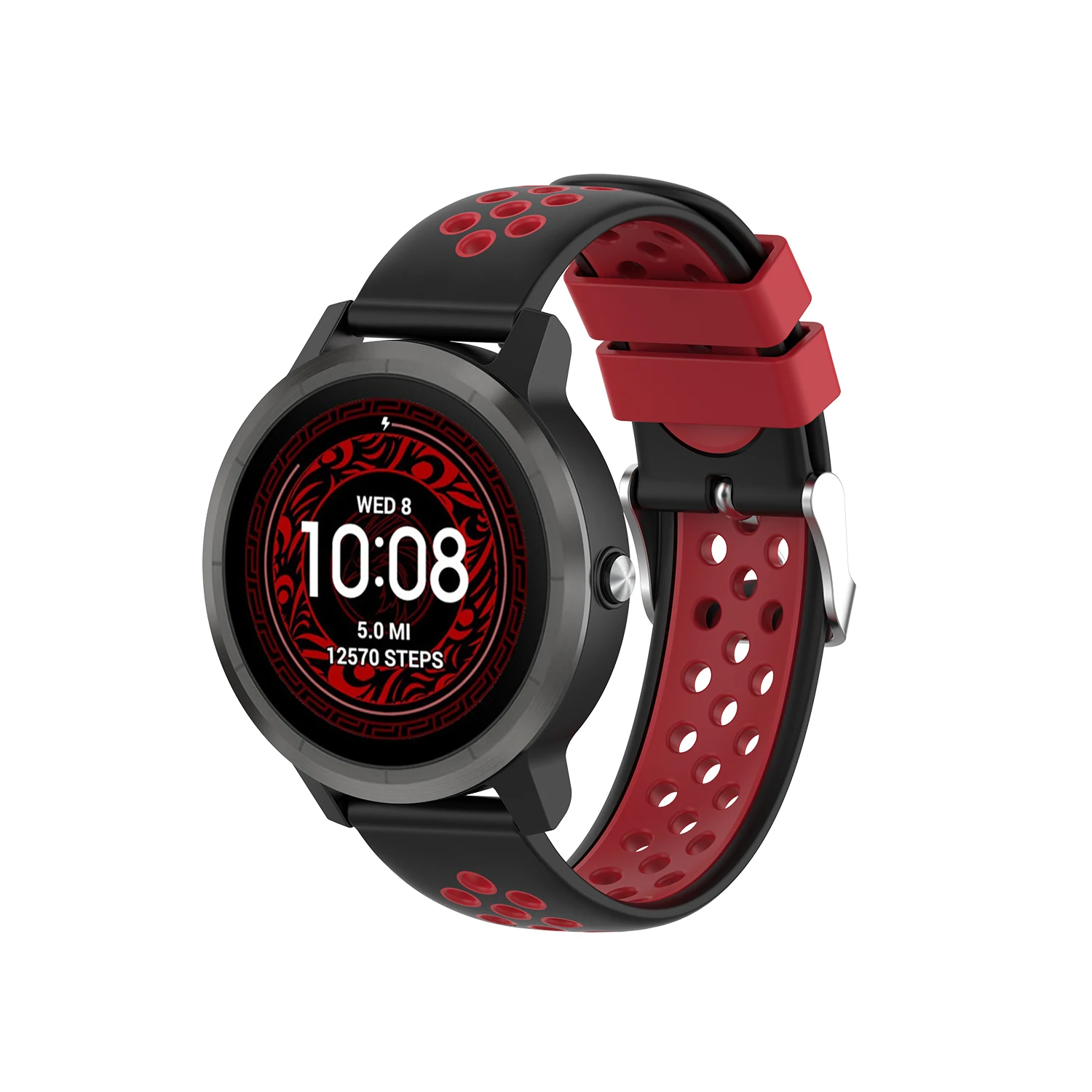 Двухцветный мягкий силиконовый ремешок для наручных часов FIFATA Garmin Vivoactive 3/Vivoactive 3