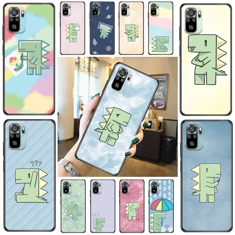 Cute Funny Flowers Couples Dinosaur Color Painting Phone Case For Xiaomi Redmi Note 10 Pro 10T 5G 10S Carcasa Back Cover Funda
Cute Funny Flowers Couples Dinosaur Color Painting Phone Case For Xiaomi Redmi Note 10 Pro 10T 5G 10S Carcasa Back Cover Funda