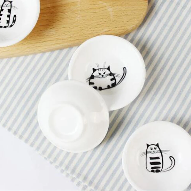 Creative Cute Mini Plate Ceramics Cartoon Dish Cat Small Saucer Shape Creative Snack Plate Salad Dinner Tray Sauce Dish Plate
Creative Cute Mini Plate Ceramics Cartoon Dish Cat Small Saucer Shape Creative Snack Plate Salad Dinner Tray Sauce Dish Plate