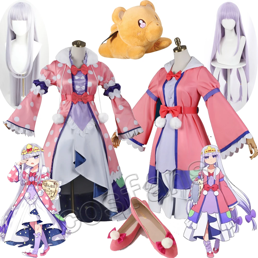 Anime Sleepy Princess in the Demon Castle Maoujou de Oyasumi Princess Syalis Cosplay Costume Wig Women Halloween Party Dress
Anime Sleepy Princess in the Demon Castle Maoujou de Oyasumi Princess Syalis Cosplay Costume Wig Women Halloween Party Dress