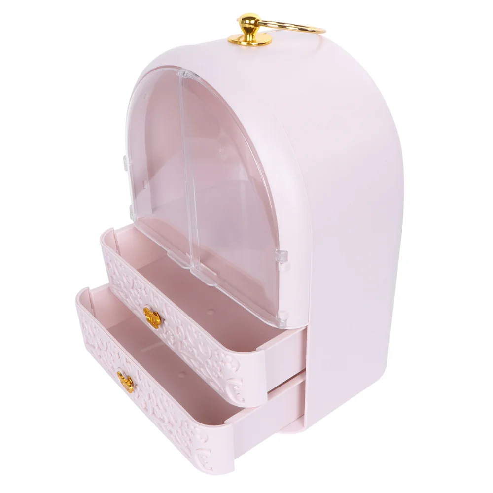 1Pc Dressing Table Storage Box Storage Container Cosmetics Storage Box )