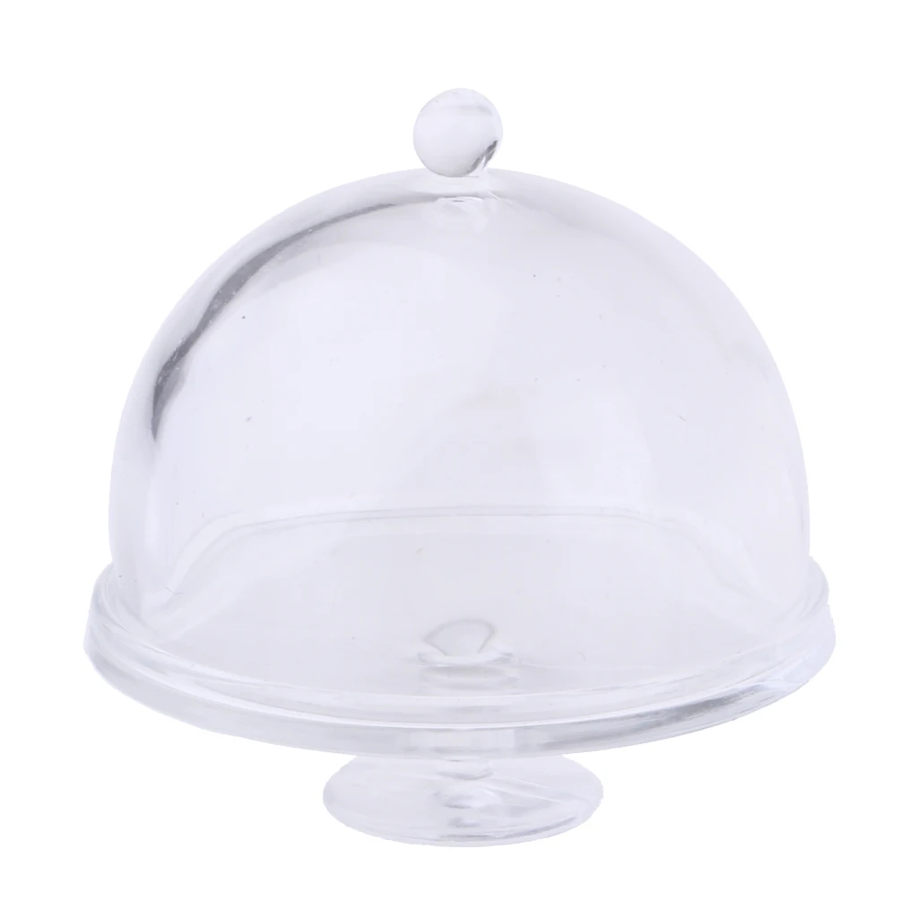 1/12 Miniature Dollhouse Acrylic Cake Plate Stand Fruit Snack Tray with Dome Lid Kitchen Utensils Supplies
1/12 Miniature Dollhouse Acrylic Cake Plate Stand Fruit Snack Tray with Dome Lid Kitchen Utensils Supplies