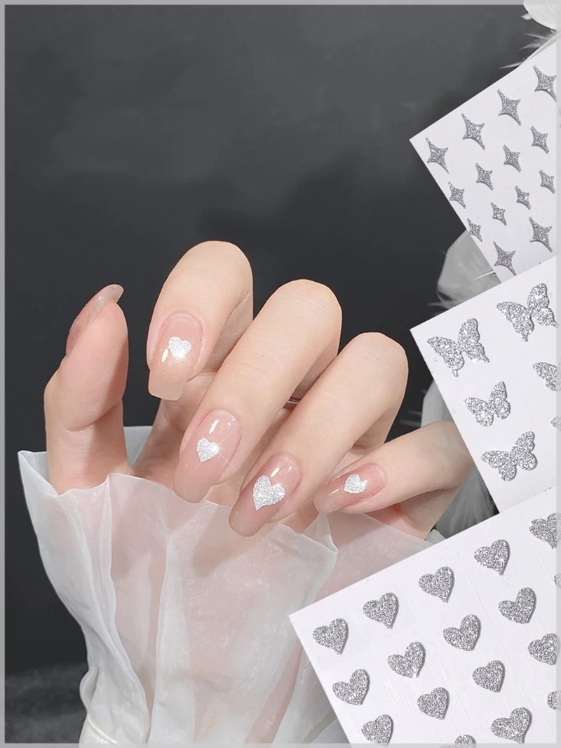 1PC Silver Gold Lines Stripe 3D Nail Sticker Geometric Waved Star Heart Self Adhesive Slider Papers Nail Art Transfer Stickers
1PC Silver Gold Lines Stripe 3D Nail Sticker Geometric Waved Star Heart Self Adhesive Slider Papers Nail Art Transfer Stickers