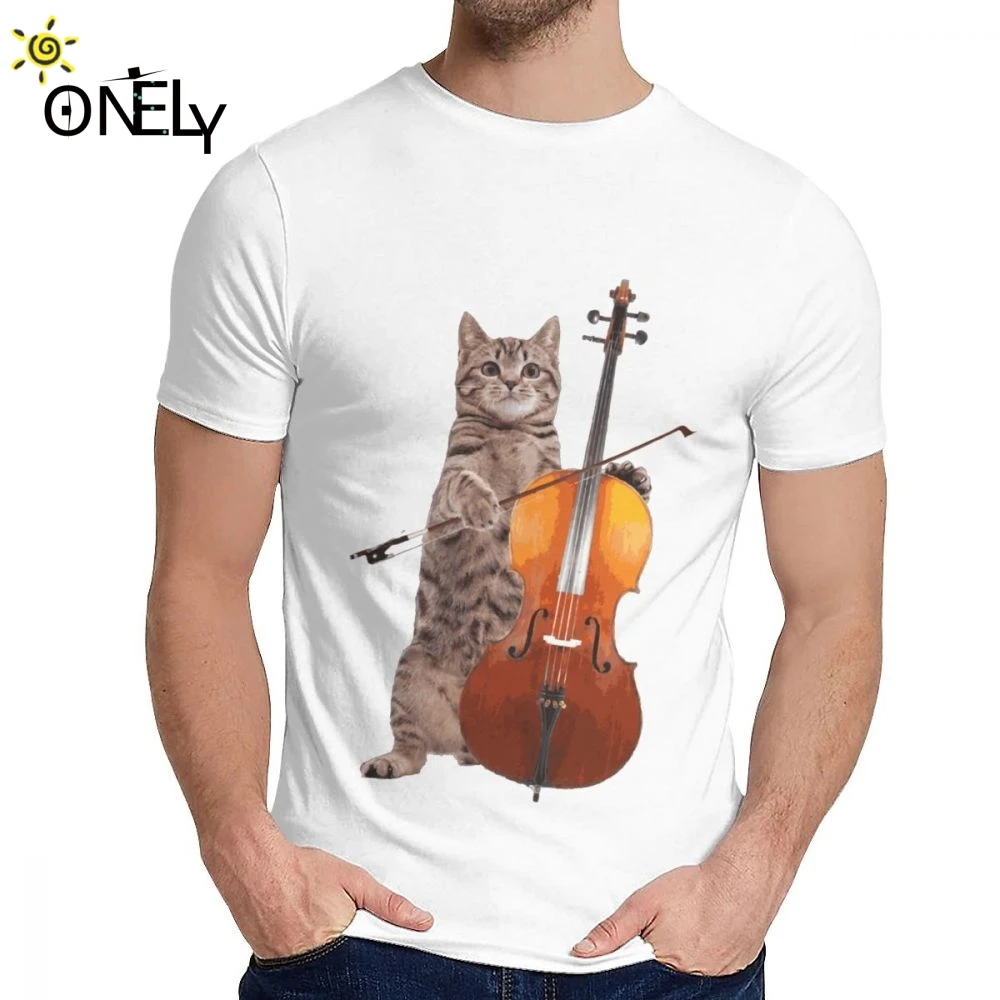 Cello Cat - Meowsicians Guitar T Shirt Casual O-neck Fashion Streetwear Man Pure Cotton Big Size Homme Tee Shirt
Cello Cat - Meowsicians Guitar T Shirt Casual O-neck Fashion Streetwear Man Pure Cotton Big Size Homme Tee Shirt