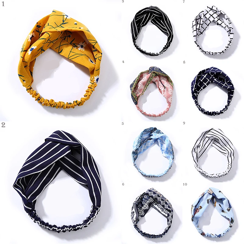 Korean Sweet Cross Knotted Headband For Women Floral Printed Striped Female Elastic Hair Bands Headwear Stretch Hair Accessories
Korean Sweet Cross Knotted Headband For Women Floral Printed Striped Female Elastic Hair Bands Headwear Stretch Hair Accessories