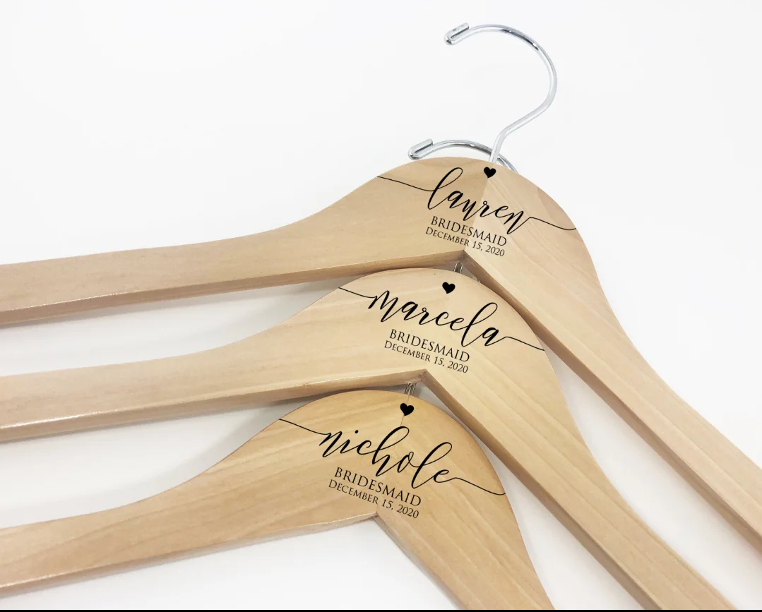 Custom Name Hanger Wedding Hanger, Personalized Wedding Dress Hanger Engraved White Hanger, Custom Bridal Shower Gift Bridesmaid
Custom Name Hanger Wedding Hanger, Personalized Wedding Dress Hanger Engraved White Hanger, Custom Bridal Shower Gift Bridesmaid