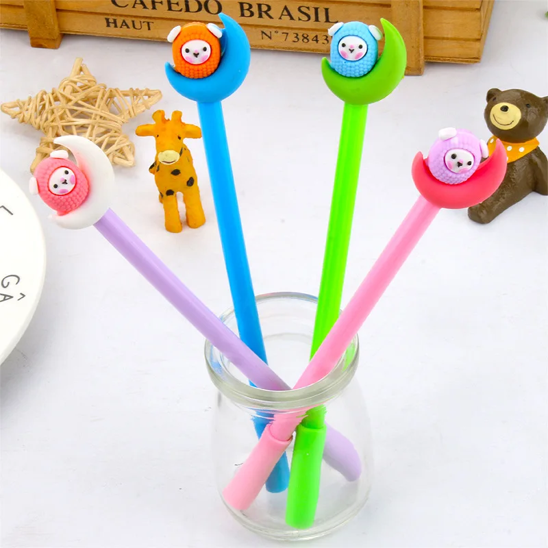 36 pcs/lot Creative Moon Sheep Gel Pen Cute 0.5 mm black Ink Signature Pens Promotional Gift Office School Supplies
36 pcs/lot Creative Moon Sheep Gel Pen Cute 0.5 mm black Ink Signature Pens Promotional Gift Office School Supplies
