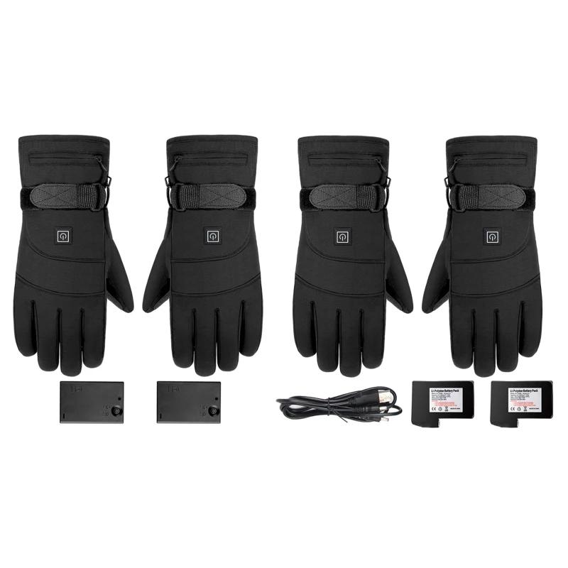 Unisex Winter Warm Electric Heated Gloves Waterproof Ski Touch Screen Mittens 649C
Unisex Winter Warm Electric Heated Gloves Waterproof Ski Touch Screen Mittens 649C