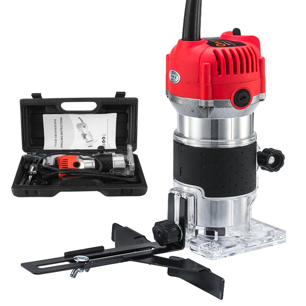 800W 30000RPM Woodworking Electric Trimmer Wood Laminate Router 6.35mm Small Copper Motor Carving Machine Woodworking DIY Tools
800W 30000RPM Woodworking Electric Trimmer Wood Laminate Router 6.35mm Small Copper Motor Carving Machine Woodworking DIY Tools