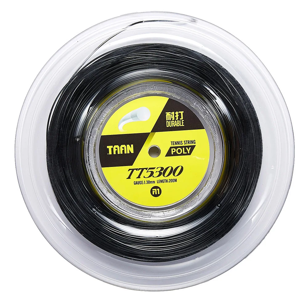 TAAN TT5300 Resistant Tennis Racket String Tennis Polyester Hard Wire 200M1.30MM
TAAN TT5300 Resistant Tennis Racket String Tennis Polyester Hard Wire 200M1.30MM