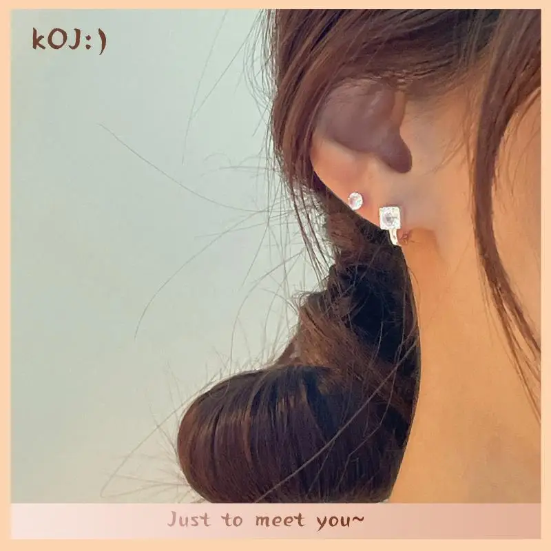 KOJ Trend 925 Sterling Silver Small Square Hoop Earring For Women Wedding Jewelry Gift Zircon Piercing Earings Korean Brincos CZ
KOJ Trend 925 Sterling Silver Small Square Hoop Earring For Women Wedding Jewelry Gift Zircon Piercing Earings Korean Brincos CZ
