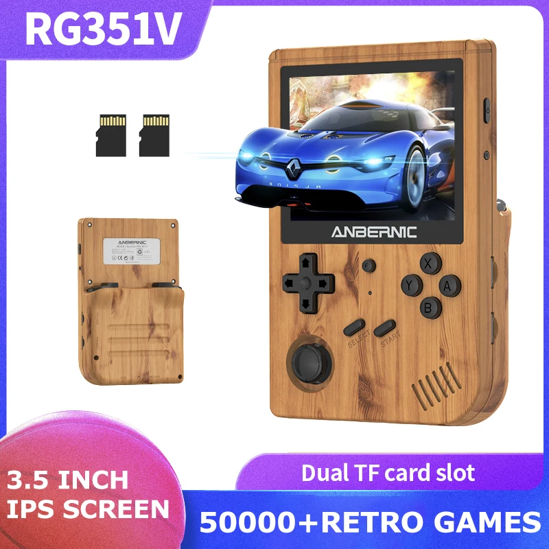 RG351V Handheld Game Console 3.5 Inch Game Player With Dual TF Card Slot Max to 256G Built-in 50000+ Games For PSP/PS1/DC/MD/N64
RG351V Handheld Game Console 3.5 Inch Game Player With Dual TF Card Slot Max to 256G Built-in 50000+ Games For PSP/PS1/DC/MD/N64