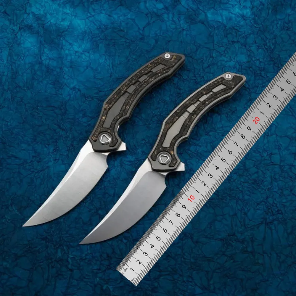 DICORIA Stedemon PRKI Real S90V Blade Imported Carbon Fiber Titanium Folding Knife Hunt Tactical Outdoor Camp Pocket EDC Tool
DICORIA Stedemon PRKI Real S90V Blade Imported Carbon Fiber Titanium Folding Knife Hunt Tactical Outdoor Camp Pocket EDC Tool