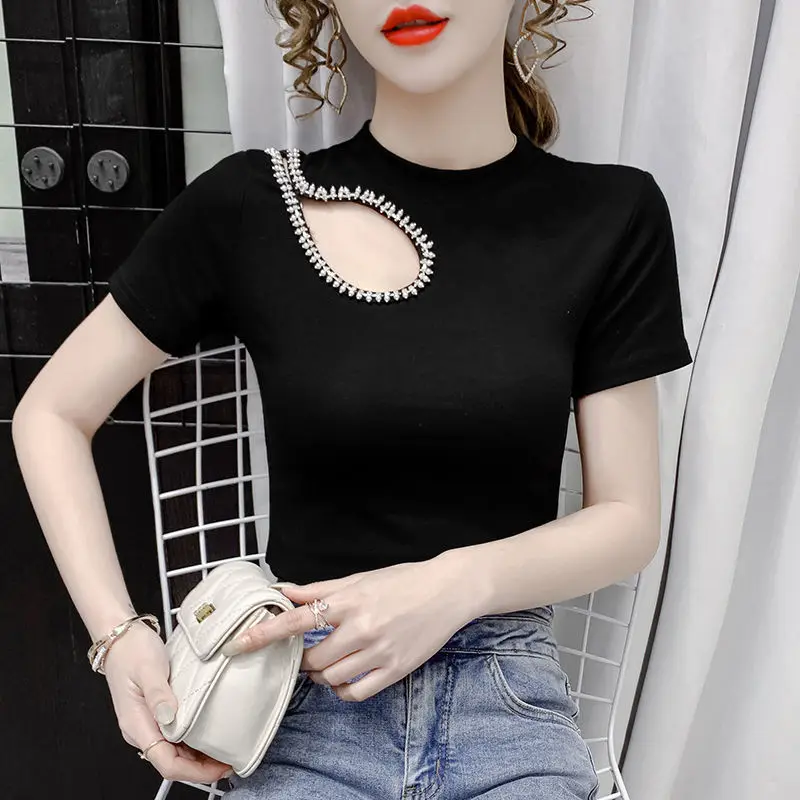 Cotton T Shirts Women Solid Puff Short Sleeve Tops Summer 2021 Casual Slim Fit Ladies Tees Basic Ladies Tshirts Streetwear 150
Cotton T Shirts Women Solid Puff Short Sleeve Tops Summer 2021 Casual Slim Fit Ladies Tees Basic Ladies Tshirts Streetwear 150