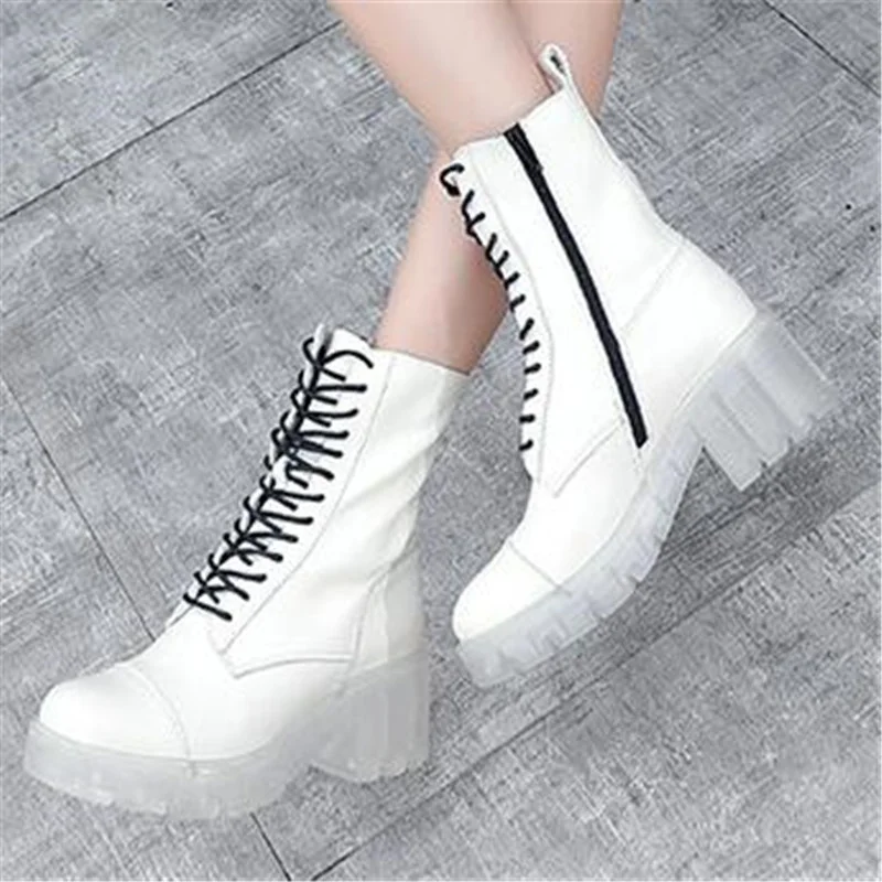 2020 New Spring Short Boots Women Shoes Real Leather Platform Zip Ankle Boots Crystal Thick Heels Lace Up High Heel Boots White
2020 New Spring Short Boots Women Shoes Real Leather Platform Zip Ankle Boots Crystal Thick Heels Lace Up High Heel Boots White