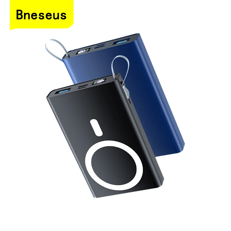 10000mAh Magnetic Portable Power Bank 15W Qi Wireless Charger for Iphone 12 13 Pro Max Mobile Phones External Battery Power Bank
10000mAh Magnetic Portable Power Bank 15W Qi Wireless Charger for Iphone 12 13 Pro Max Mobile Phones External Battery Power Bank