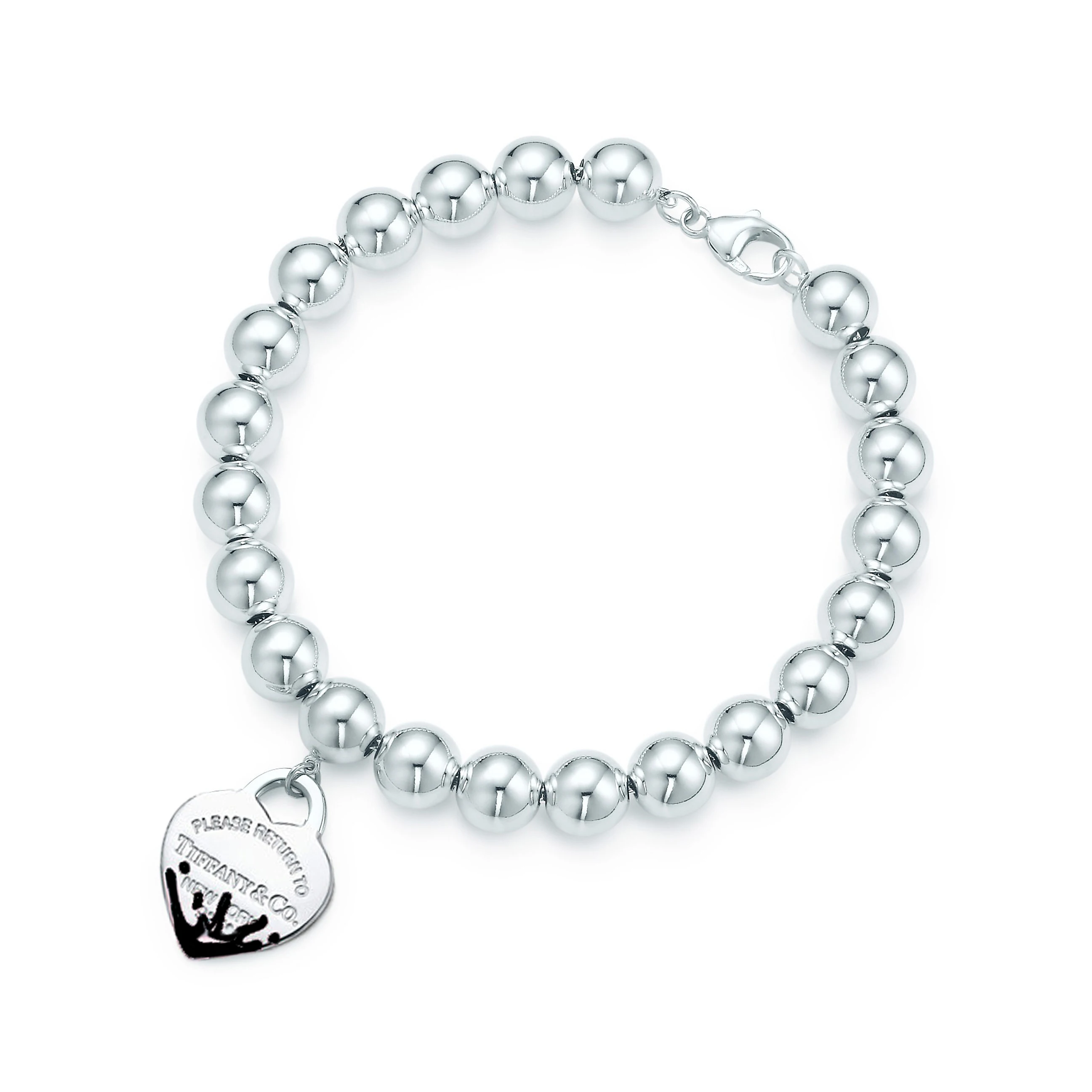 Tiffany 925 Sterling Silver Jewelry Heart Shaped Water Drop Enamel Bracelet Round Bead Chain Fashion High Quality Holiday Gift
Tiffany 925 Sterling Silver Jewelry Heart Shaped Water Drop Enamel Bracelet Round Bead Chain Fashion High Quality Holiday Gift