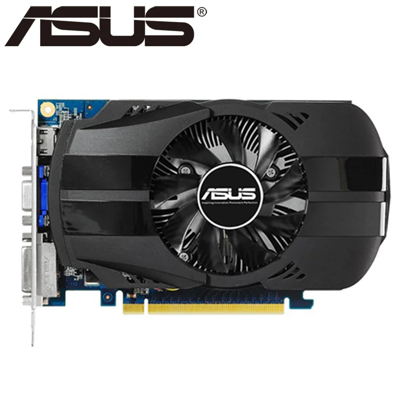 ASUS оригинальная карта дисплея gt730 2 Гб sddr3 для NVIDIA geforce GPU game DVI VGA продажа б/у
