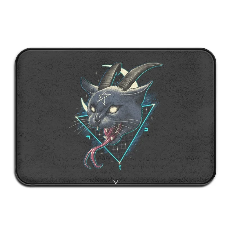 Satan Cat Carpet Bedroom Entrance Door Mat Home Corridor Floor Mat Decoration Living Room Carpet Bathroom Non-slip Carpet Rug
Satan Cat Carpet Bedroom Entrance Door Mat Home Corridor Floor Mat Decoration Living Room Carpet Bathroom Non-slip Carpet Rug