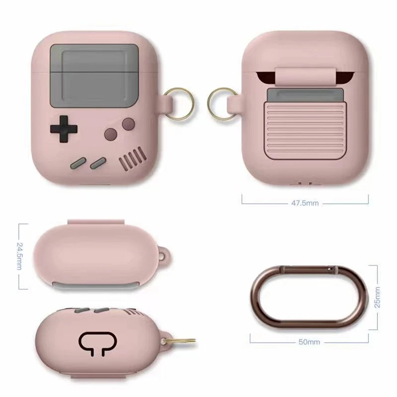 Silicone Cover Case Earphone Cover for AirPods 1/2 pro Case Cover Classic Game Player Design
Silicone Cover Case Earphone Cover for AirPods 1/2 pro Case Cover Classic Game Player Design