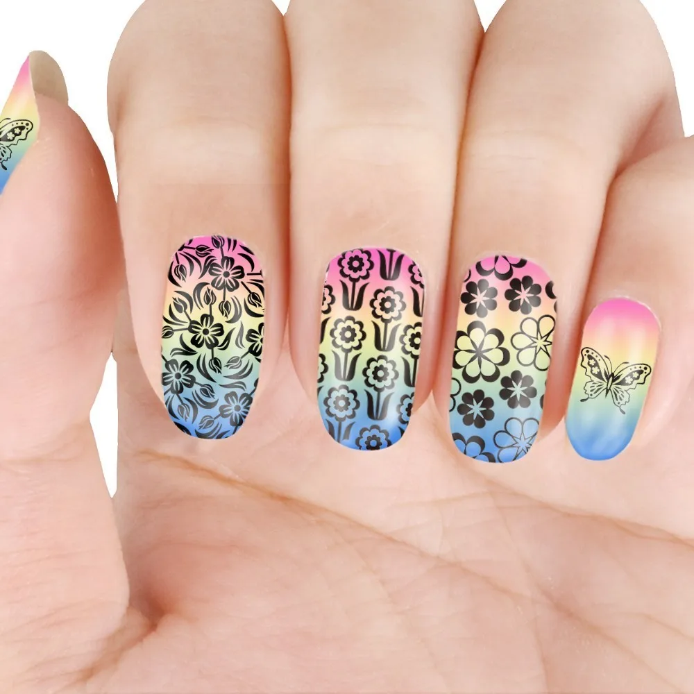 BeautyBigBang 5.6*5.6cm Stamping Plate Round Nail Art Floral Butterfly Pattern Stamping Plate For Nail Polish Template Mold
BeautyBigBang 5.6*5.6cm Stamping Plate Round Nail Art Floral Butterfly Pattern Stamping Plate For Nail Polish Template Mold