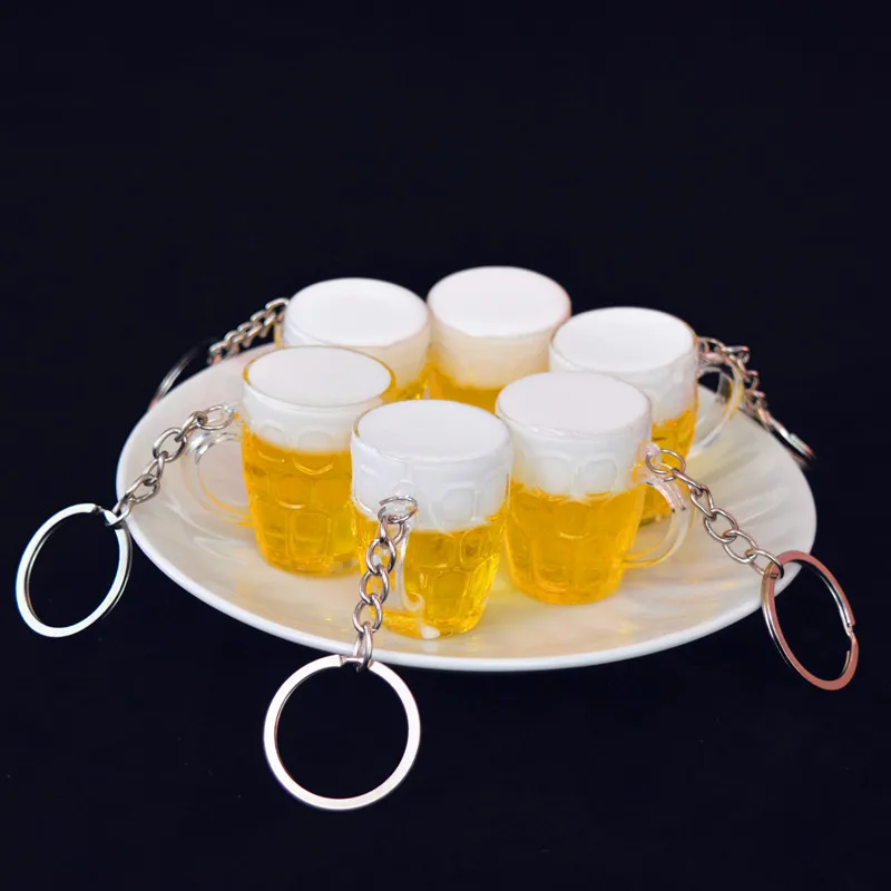 Creative Artificial Beer Glass Keychains DIY Key Rings Key Chain Jewelry Making Keychain Accessorie
Creative Artificial Beer Glass Keychains DIY Key Rings Key Chain Jewelry Making Keychain Accessorie
