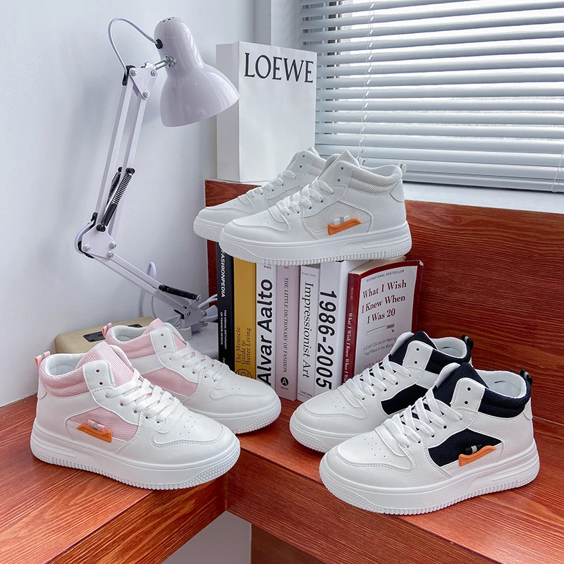 High top small white shoes women's 2021 autumn summer Korean ins fashion breathable casual student sports shoes women
High top small white shoes women's 2021 autumn summer Korean ins fashion breathable casual student sports shoes women