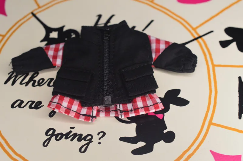 OB11 doll dress size fashion versatile pocket jacket zipper plaid small jacket preppy classic multi color doll accessories
OB11 doll dress size fashion versatile pocket jacket zipper plaid small jacket preppy classic multi color doll accessories