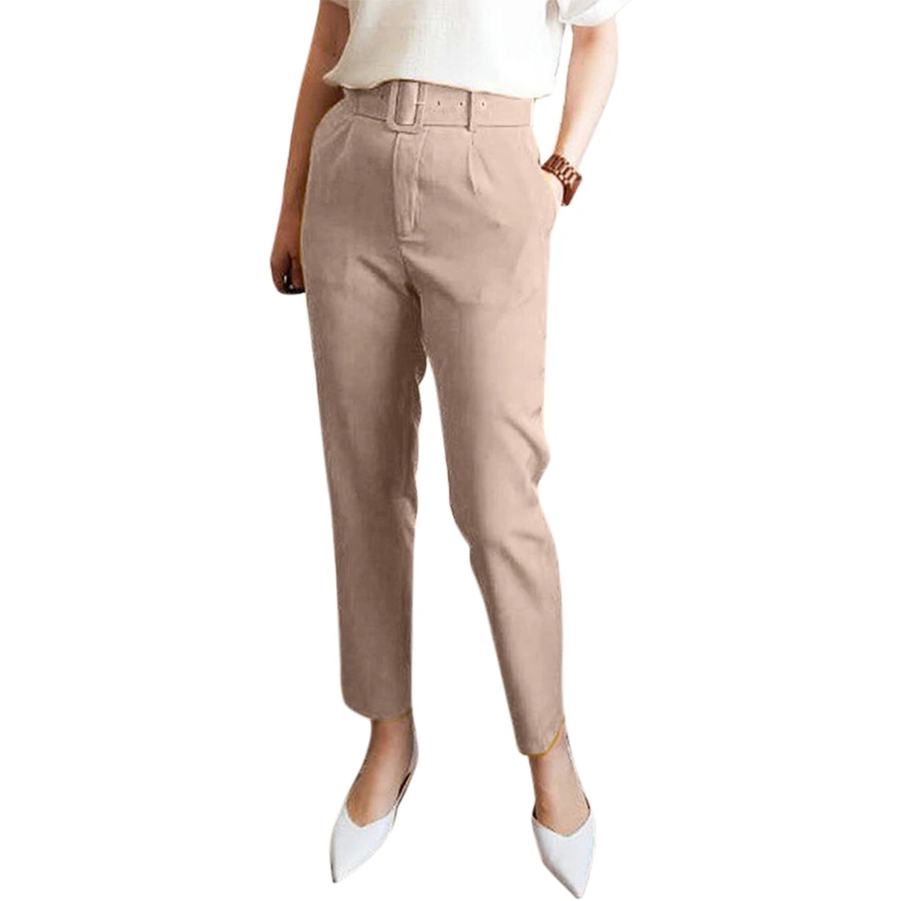 Solid Color Elegant Women Pants Ankle-Length Adjustable Sashes Pencil Pant Pleated Zipper Fly Office Lady Capris Trousers#
Solid Color Elegant Women Pants Ankle-Length Adjustable Sashes Pencil Pant Pleated Zipper Fly Office Lady Capris Trousers#