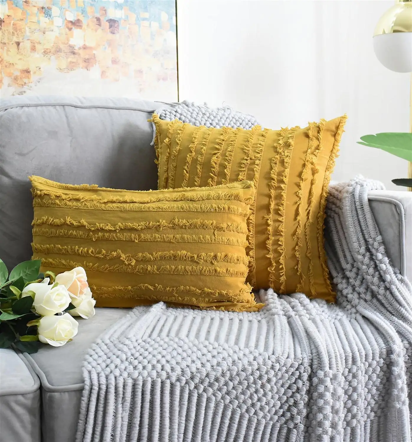 White Cushion Cover Floral Tassels Square Pillow case Yellow Ivory Grey Cotton Pillow Cover Home Decoration Sofa 45x45/30x50cm
White Cushion Cover Floral Tassels Square Pillow case Yellow Ivory Grey Cotton Pillow Cover Home Decoration Sofa 45x45/30x50cm
