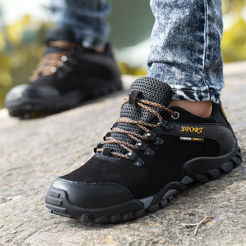 High Quality Men Hiking Shoes Autumn Winter Brand Outdoor Mens Sport Trekking Mountain Boots Waterproof Climbing Athletic Shoes
High Quality Men Hiking Shoes Autumn Winter Brand Outdoor Mens Sport Trekking Mountain Boots Waterproof Climbing Athletic Shoes