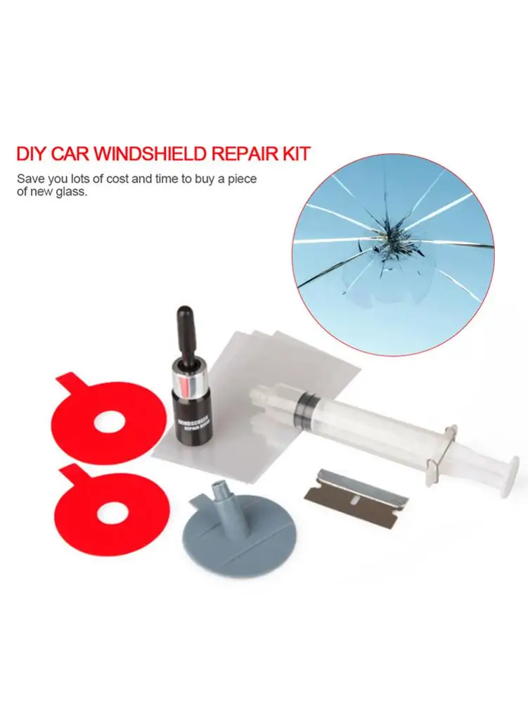 DIY Car Windshield Repair Kit Tools Auto Glass Windscreen Repair Set Give Door Handle Protective Decorative Stickers
DIY Car Windshield Repair Kit Tools Auto Glass Windscreen Repair Set Give Door Handle Protective Decorative Stickers