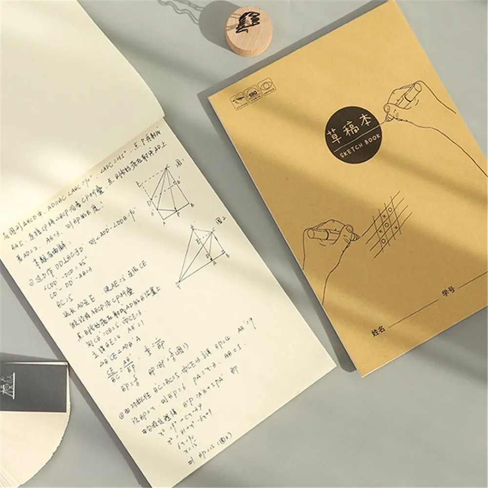 40 Pages Blank Page Notebook Sketchbook Thicken Mathematical Calculation Pocketbook Blank Scratch Paper for Student Stationery
40 Pages Blank Page Notebook Sketchbook Thicken Mathematical Calculation Pocketbook Blank Scratch Paper for Student Stationery