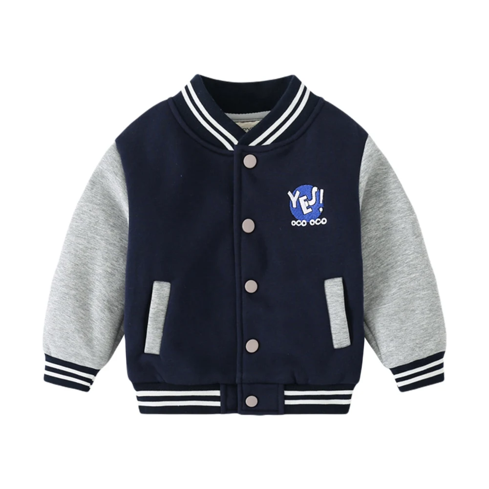 Autumn Winter Boys Girls Baseball Jacket Embroidery Thicken Casual Outwear Coat Children Outfit 2-7T For Kids For Kids Fashion
Autumn Winter Boys Girls Baseball Jacket Embroidery Thicken Casual Outwear Coat Children Outfit 2-7T For Kids For Kids Fashion
