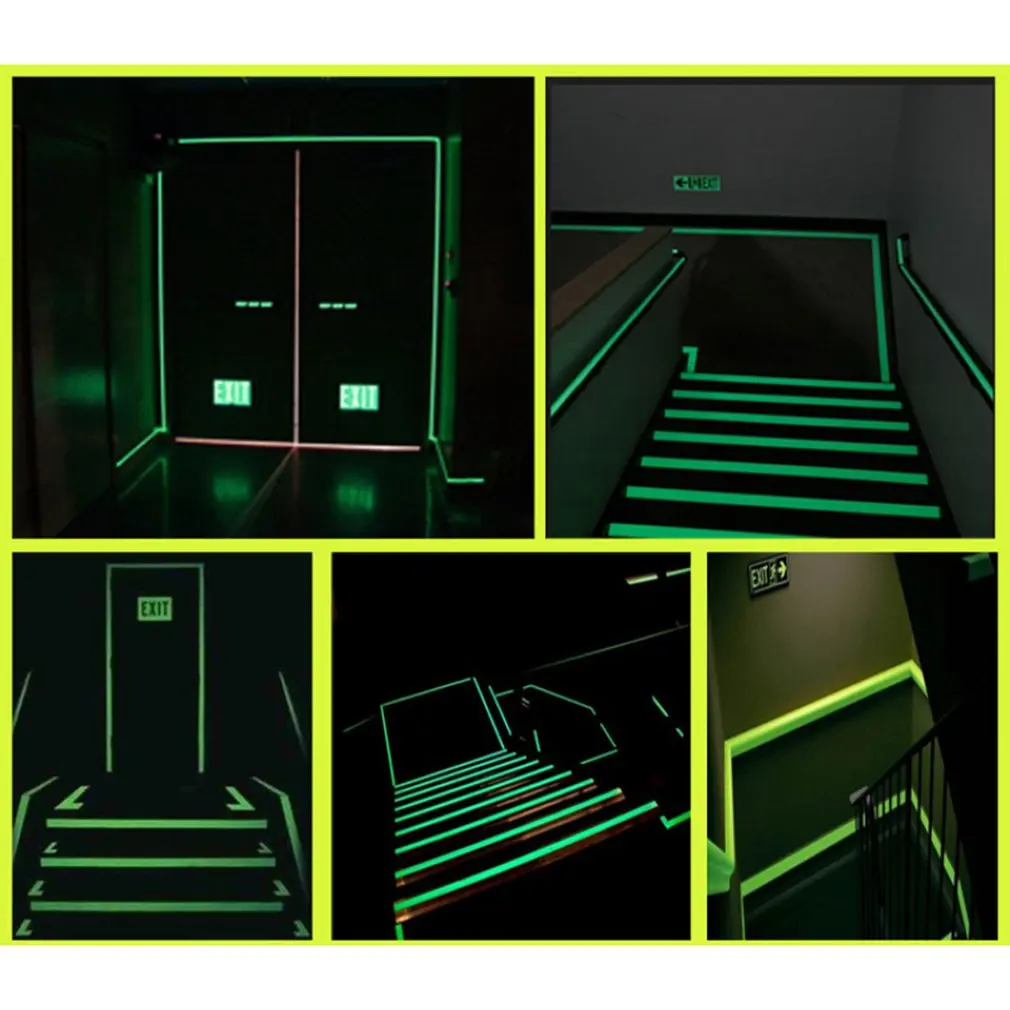 1PC Luminous Fluorescent Night Self-adhesive Glow In The Dark Sticker Tape Safety Security Home Decoration Warning Tape
1PC Luminous Fluorescent Night Self-adhesive Glow In The Dark Sticker Tape Safety Security Home Decoration Warning Tape