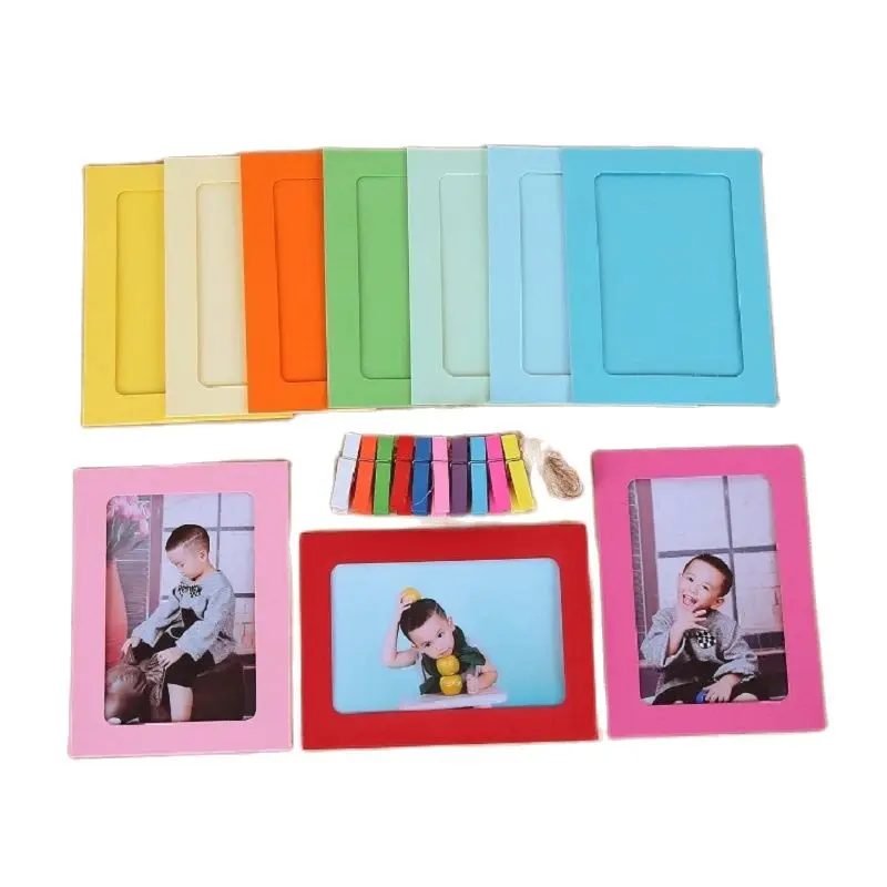 10Pcs Frames Wall Decor Bright Color Paper Photo Frame Creative Home Decoration DIY Specimen Photo Frame for Living Room Bedroom
10Pcs Frames Wall Decor Bright Color Paper Photo Frame Creative Home Decoration DIY Specimen Photo Frame for Living Room Bedroom