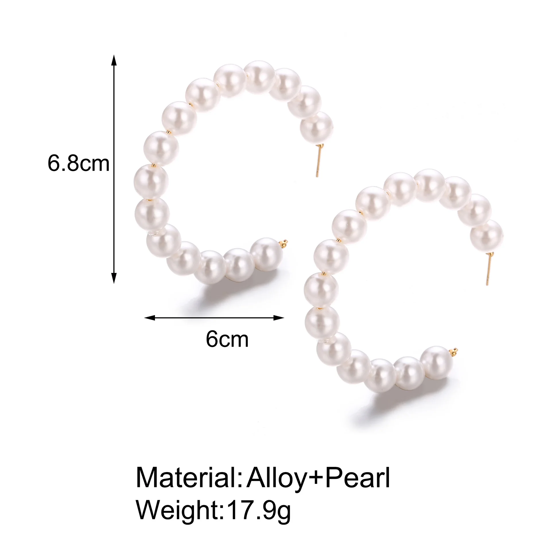 Boho White Imitation Pearl Hoop Earrings Geometric Gold Metal Broncos 2021 Trend Jewelry Big Circle Statement Earrings for Women
Boho White Imitation Pearl Hoop Earrings Geometric Gold Metal Broncos 2021 Trend Jewelry Big Circle Statement Earrings for Women