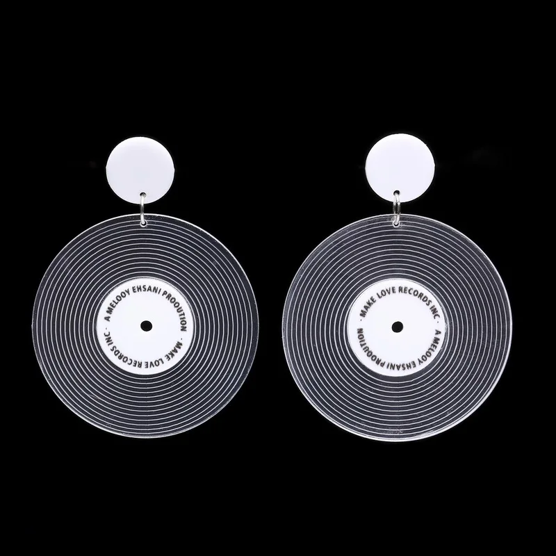 Retro Vintage Vinyl Record Acrylic Drop Earrings For Women Punk Big Circle Geometric Dangle Earrings Fashion Jewelry Gift
Retro Vintage Vinyl Record Acrylic Drop Earrings For Women Punk Big Circle Geometric Dangle Earrings Fashion Jewelry Gift