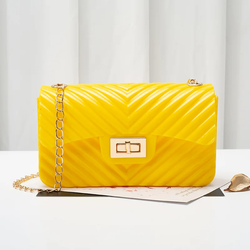 Women's Solid Color Jelly Shoulder Handbag 2021 Trend Crossbody Inclined Bag PU Leather Female Small Metal Chain Travel Bag
Women's Solid Color Jelly Shoulder Handbag 2021 Trend Crossbody Inclined Bag PU Leather Female Small Metal Chain Travel Bag
