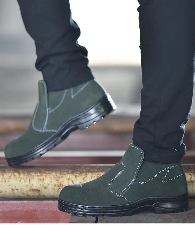 Welder's labor protection shoes men's and women's steel Baotou anti smashing, anti piercing, anti scalding, breathable, odor
Welder's labor protection shoes men's and women's steel Baotou anti smashing, anti piercing, anti scalding, breathable, odor