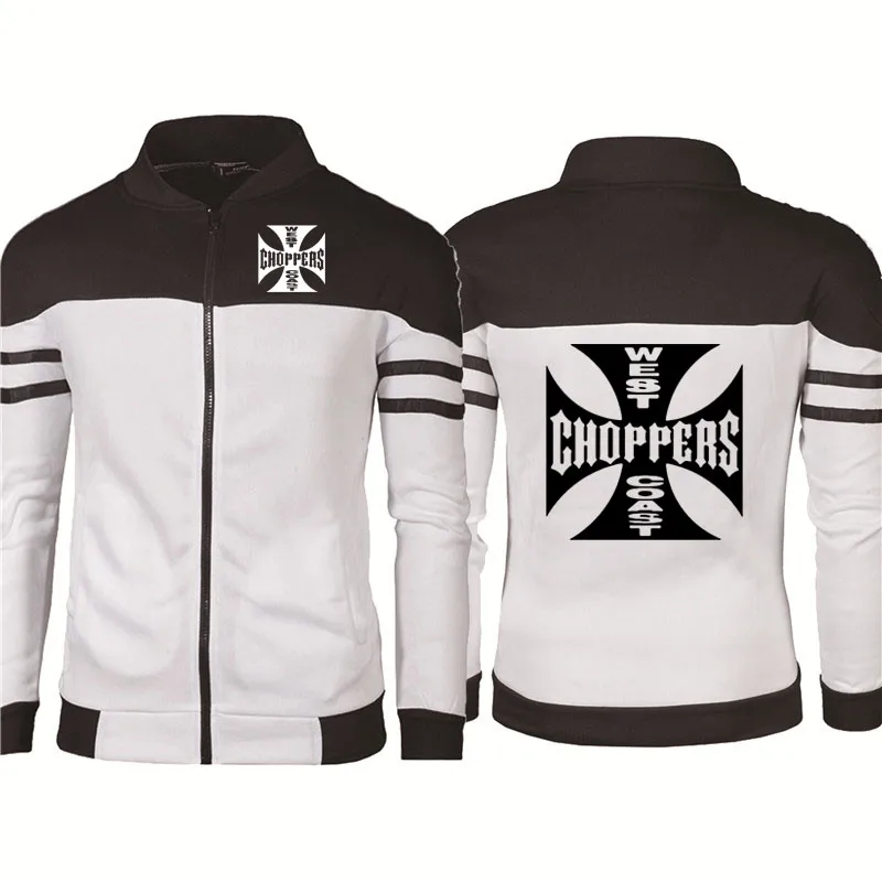 new Spring Autumn Men's jackets West Coast Choppers printing high quality Cotton Splicing casual Men's pullover Zip Jacket
new Spring Autumn Men's jackets West Coast Choppers printing high quality Cotton Splicing casual Men's pullover Zip Jacket