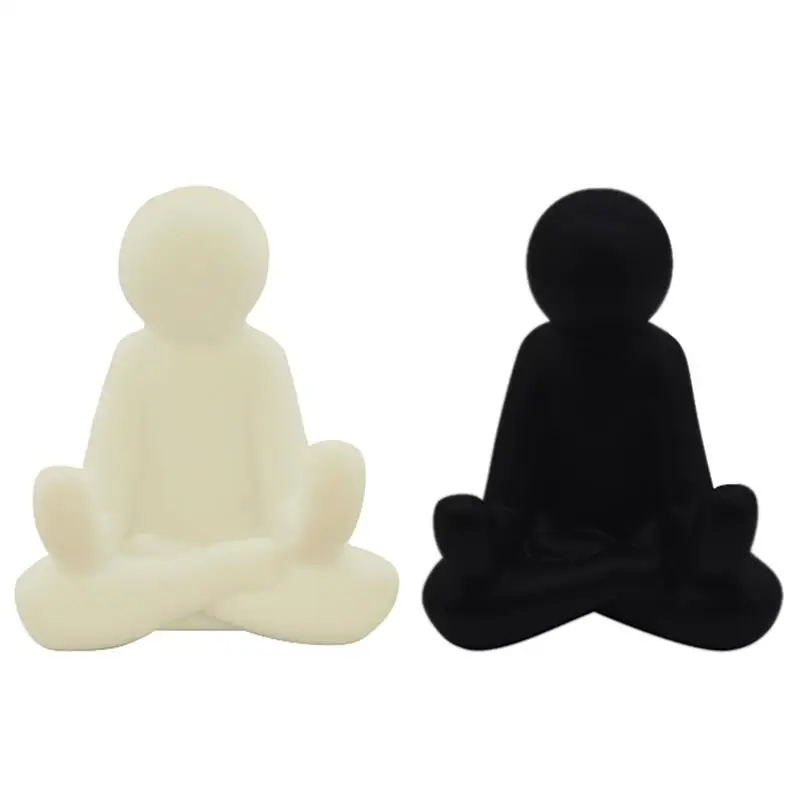 Sitting Meditation Figurines Phone Stand Zen Realm Meditate Mobile Phone Holder Garden Home Decor Decoration Crafts Miniatures
Sitting Meditation Figurines Phone Stand Zen Realm Meditate Mobile Phone Holder Garden Home Decor Decoration Crafts Miniatures