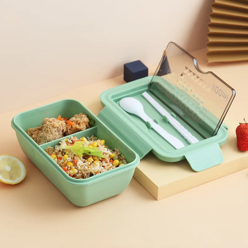 1100ml Microwave Lunch Box Dinnerware Food Storage Container Children Kids School Office Portable Bento Box 2 Grid with Spoon
1100ml Microwave Lunch Box Dinnerware Food Storage Container Children Kids School Office Portable Bento Box 2 Grid with Spoon