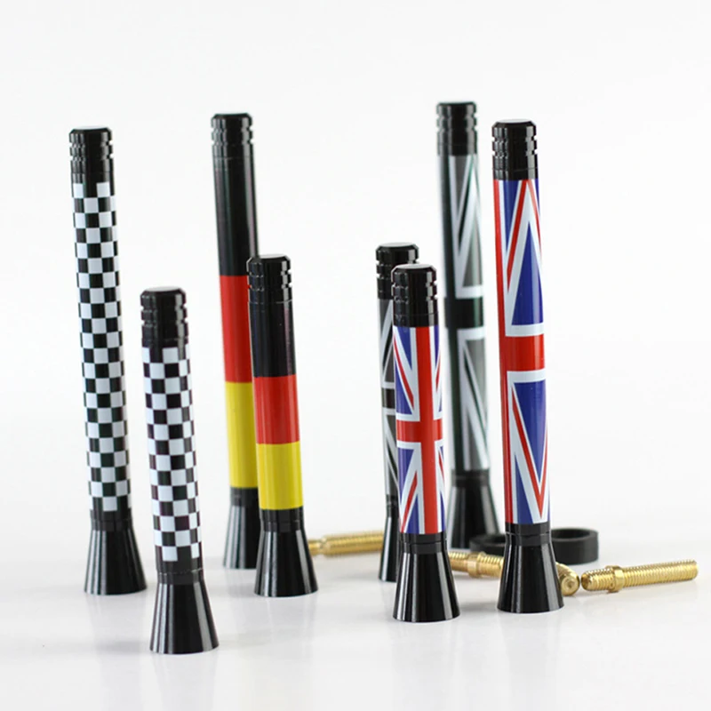 Car Roof Antenna Mast Short Stubby Aerial Union Jack UK Germany Flag For Mini Cooper S JCW R55 R56 R57 R60 F55 F56 Accessories
Car Roof Antenna Mast Short Stubby Aerial Union Jack UK Germany Flag For Mini Cooper S JCW R55 R56 R57 R60 F55 F56 Accessories