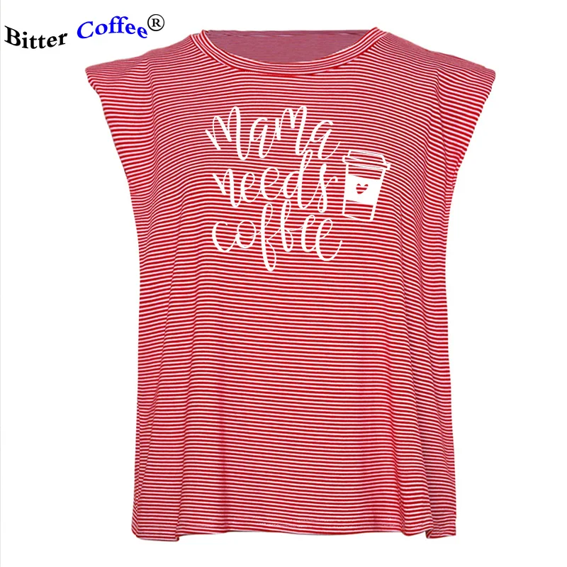 Mom Life Women Summer NEW T Shirts with Mama Needs Coffee Print Graphic Tees Sleeveless Clothing Female Tops Plus Size
Mom Life Women Summer NEW T Shirts with Mama Needs Coffee Print Graphic Tees Sleeveless Clothing Female Tops Plus Size