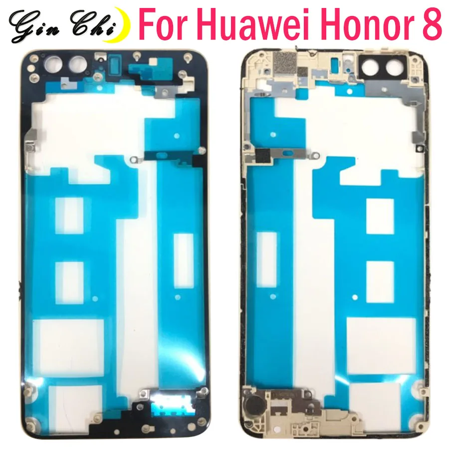 Задняя рамка для HUAWEI Honor 8 корпус с двухсторонней клейкой рамкой 8|Корпусы и рамки