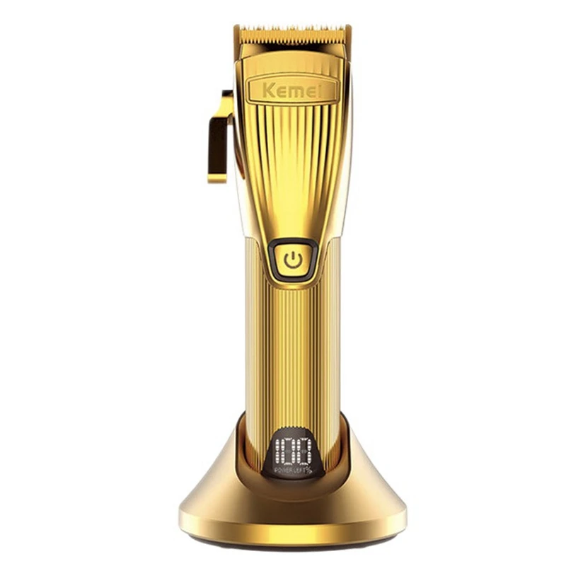 Машинка для стрижки волос Kemei, Аккумуляторный триммер для волос, портативная бритва, металлический корпус, беспроводной триммер для мужчин
Машинка для стрижки волос Kemei, Аккумуляторный триммер для волос, портативная бритва, металлический корпус, беспроводной триммер для мужчин
