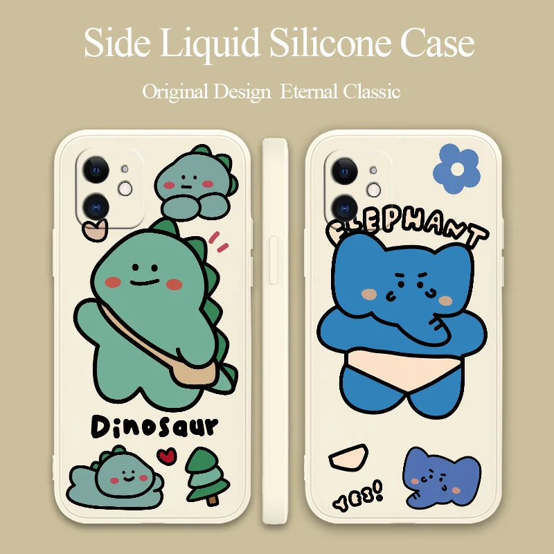 Green Dinosaur Liquid Slicone Soft Cover iPhone 12 13 Pro Max Mini 11 Pro Max X XR XS MAX SE2020 8 7 Plus 6 6S Plus Phone Case
Green Dinosaur Liquid Slicone Soft Cover iPhone 12 13 Pro Max Mini 11 Pro Max X XR XS MAX SE2020 8 7 Plus 6 6S Plus Phone Case