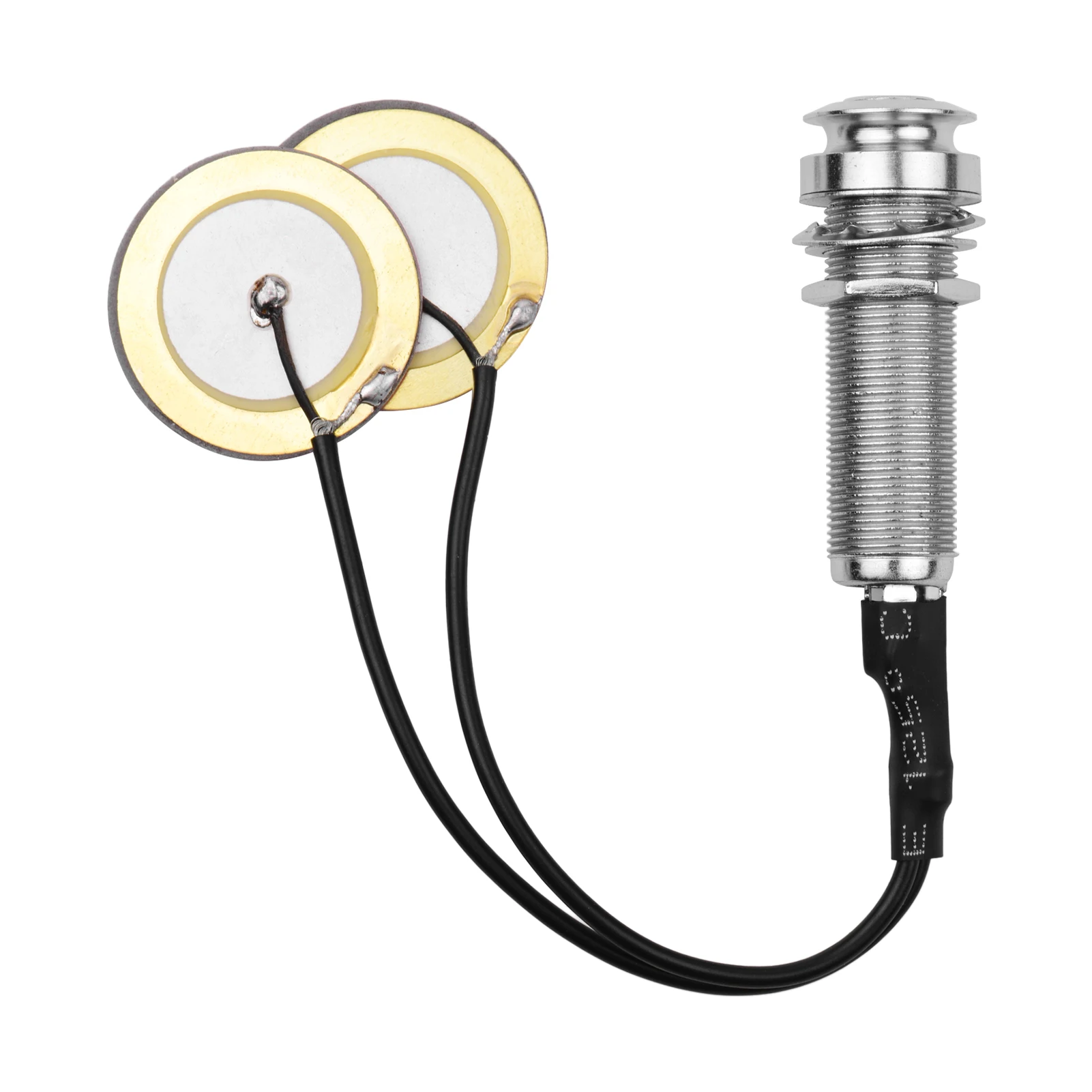 Acoustic Guitar Pickup Adhesive Instrument Pickup Mini Transducer with 1/4 Inch Jack for Violin Mandolin Ukulele
Acoustic Guitar Pickup Adhesive Instrument Pickup Mini Transducer with 1/4 Inch Jack for Violin Mandolin Ukulele